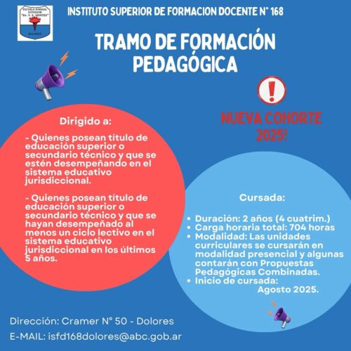 Tramo pedagógico 2025